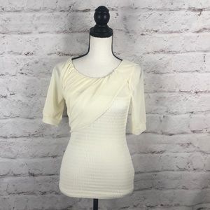 NWOT Anthropologie Deletta Blouse Sz XS